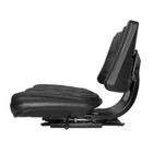 T110bl Black Universal Tractor Seat With Trapezoidal Back Trapezoid
