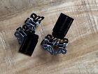 L  Erickson Set Of 4 Black Metal Butterfly Hair Claw Clips Elegant   Durable