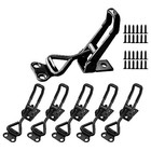 6 Pack Toggle Clamp Latch 220lbs Holding Capacity Metal Black