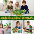 300 Pcs Magnetic Building Blocks - Montessori Stacking Construction Sensory Toys