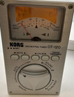 Korg Ot-120 Orchestral Tuner Analog Needle Backlit Pro Chromatic W  Case Working