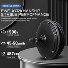 48v 1500w Electric Bike Conversion Kit Brushless Rear Rotate Wheel Hub Motor  