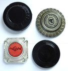 Vintage Las Vegas Ashtrays Lot Of 4 Casino Hotel - Frontier  Lady Luck  Flamingo