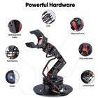Lk Cokoino 6-axis Metal Robot Arm Kit With Joystick Control For Arduino Progr   