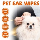 Remove Ear Mites Ear Wax Pet Care Cleaning Wipes Deodorize For Dog And Cat 60pcs