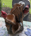 Cracker Barrel Cardinal Bird Tabletop Fountain Tested Working W  Box