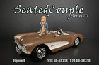 Seated Couple Series Iii American Diorama 1 24 Scale Figure Lady Woman 1 5 