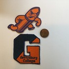 2 Gettysburg College Bullets Vintage Embroidered Iron On Patches 2 5      3 X 1 5   