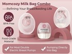 Momcozy Wearable Milk Collection Cups With Storage Bags  5 Oz  Direct-to-bag