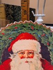 Nostalgia Santa Claus Vintage Christmas Advertising Sign Hanging Decor Nabisco