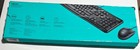 Logitech Mk120 Wired Usb Keyboard And Mouse Combo Desktop Set Black New In Box