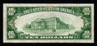 1928  10 Beautiful Xf  au Gold Certificate 