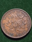 1856 Canadian Token - 1 2 Penny - Nova Scotia - Ns-5a1