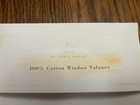 Baby By Eddie Bauer Cotton Window Valance 17x88 Pink green Gingham Rod Pocket
