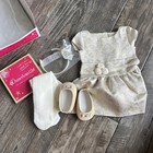 My American Girl Doll Brocade Holiday Dress Outfit Complete Retired F6169