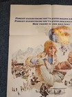 Vintage 1969 the Red Tent original One Sheet Movie Poster sean Connery 27 X 41