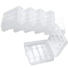 Battery Storage Case For Aa aaa  Battery Holder Box  6pack Clear 