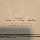 Singer Student   s Manual Of Machine Sewing  Form 1689  1935 