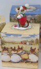 Wee Forest Folk Mouse Skier Ms-9 Christmas Winter Snow Holiday Heart Hat
