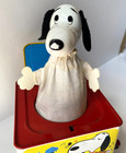 Snoopy Jack In The Box Peanuts Mattel 1966 Working Vintage Made In Usa