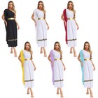 Women Ancient Robe Ancient Greek Princess Greek Toga Costume Cosplay Tunic Dress