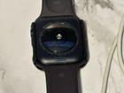 Apple Watch Se 44mm Black Aluminum Case Gps 32gb Dark Purple Silicone Band