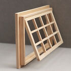 Dollhouse 1 12 Scale Miniature Plain Interior Wooden Window Unfinished Unpainted