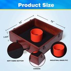 Solid Wood Washer Toss Game Set For Back Yard Lawn Beach horseshoe Cornhole Game