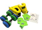 Aqua Fitness 6 Piece Set Of Items Necessary For Low Impact Water Exercise No Box
