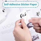 5 Rolls Thermal Paper Stickers 57 30mm For Phone Mini Pocket Thermal Printer Diy