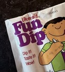 Vintage 1982 Lik M Aid Fun Dip Candy Unopened Grape Pack W  Lik A Stix - Sunline