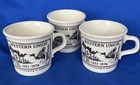 Western Union Mugs Set Of 3 Taylor International Made In Usa