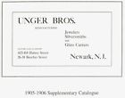 1905-06 Unger Bros Sterling Silver Catalog Jewelry Novelties Frames  Hollowware