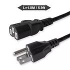 Lot Of 10-100 Ac Power Cord Cable Desktop Monitor Computer Pc 6ft Iec320