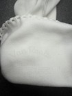 1960s Vintage Van Raalte Womens Gloves Wrist Length Scalloped Cotton Size 6  12
