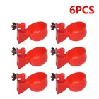 Automatic Poultry Water Dispenser Cups Plastic Chicken Duck Drinker