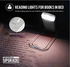 Flexible Rechargeable Led Book Light With 3 Light Modes Easy Clip Reading Lamp