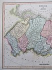 Russian Empire Siberia Kamchatka Irkutsk Omsk Tobolsk C  1840 Dower Map