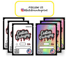 Custom Mylar Bag Printing   spot Gloss Uv Effect   Custom Brand Packaging Labels