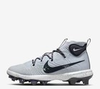 Nike Alpha Huarache Nxt Mcs Mid Baseball Cleat Gray Black Dj6519-003 Size 13