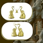 Gold Elephant Statue For Home Decor - Elephant Gifts For Mom  Gold Room Decor   