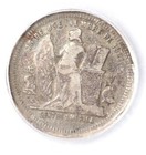Icg F15 1888 3 Honduras 25 Centavos Silver Coin Toned Km 50