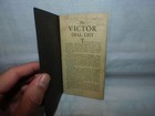 Early 1900 s The Victor Dail-list Advertising Catalog  - 100  Original