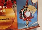 Vintage Walco Christmas Ornament Craft Kit   2011 Holly Wreath