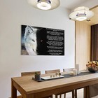 Tale Of Two Wolves Vintage Inspirational Poster Canvas Wall Art Posters