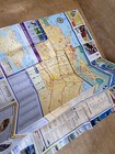Vintage Road Map Caribbean Jamaica Aruba Dr Pr Ports International Airport Hotel