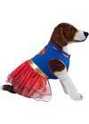 Rubies Dc Comic Medium Supergirl Tutu Pet Costume For Halloween Dog Cat