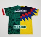 Club America Kid s Jersey  Yellow green Color Futbol Jersey  Soccer Uniforms