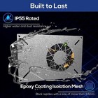Abestorm 260cfm Crawlspace Ventilation Fan 6 7  Basement Ip-55 Rated Exhaust Fan
