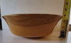 Vtg  Hand-turned Brown Wooden Bowl Hand Made In Montana 